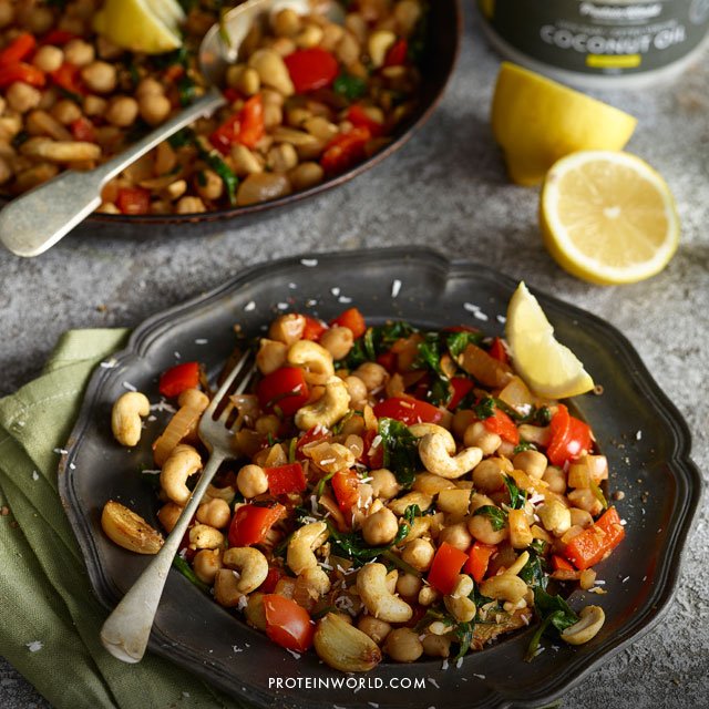 Protein World Spanish Chickpeas And Spinach With Roasted Garlic T Co Yvyapejtao Proteinworld Recipes Nutrition T Co D9uwb2n6oe