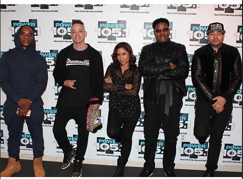 breakfastclubam's tweet photo. Thank you #KidNPlay for coming through today! Catch the interview here >> https://t.co/3JCgVG9RYT #TheBreakfastClub https://t.co/QObb1Pu9nX