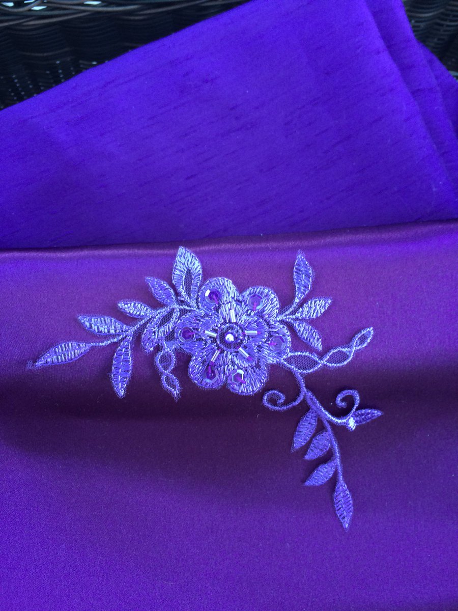 Working on a very special dress and matching tux for a very special event.  #Dexter #Coco #FidoseofReality