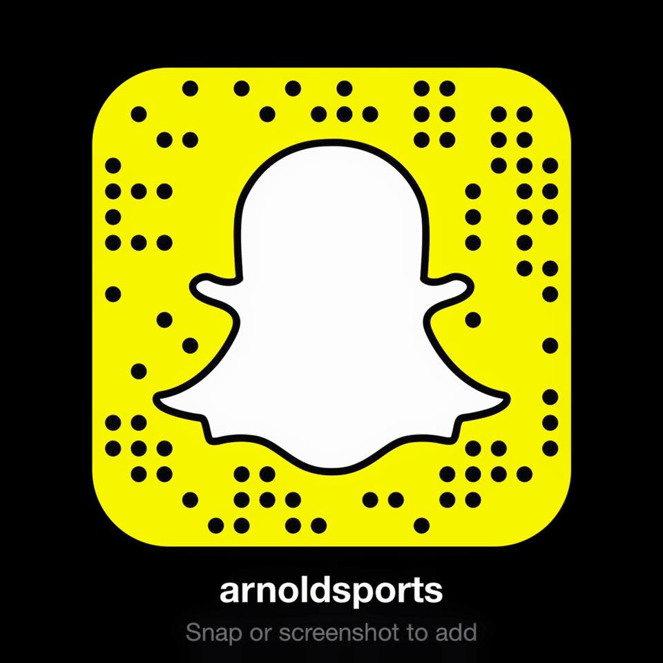Make sure to follow @ArnoldSports on @Snapchat throughout #ASF2016! #sportsincbus https://t.co/Re1Yo7S1NF