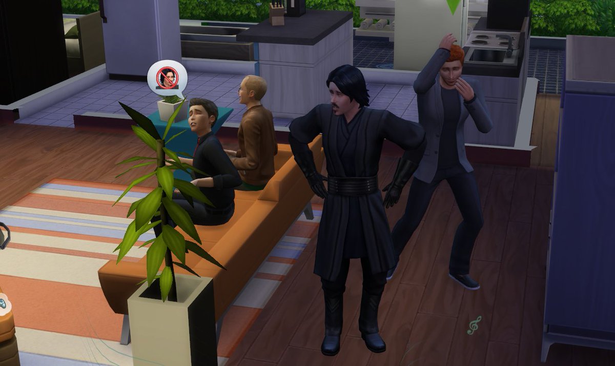 DevovoTV's tweet image. Necrow nous à rejoins sur les sims ^^ (Derrière Ninou qui dance) ! #supermodo