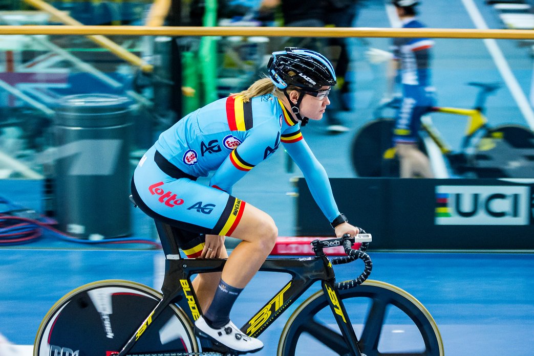 BELCyclingTeam's tweet photo. We've only 1 rider today at #TrackWorlds! @JolienDhoore will test her legs in Scratch in tonight's session! #TWC2016 https://t.co/xtiMD7lw7I