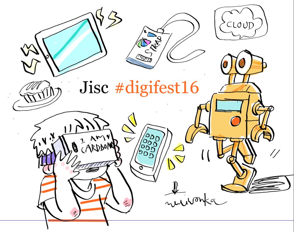 Jisc's tweet photo. An alternative view of #digifest16 from @MyBCU illustration students

Full gallery at https://t.co/rh506XqbDo https://t.co/SGQuOgJkkO