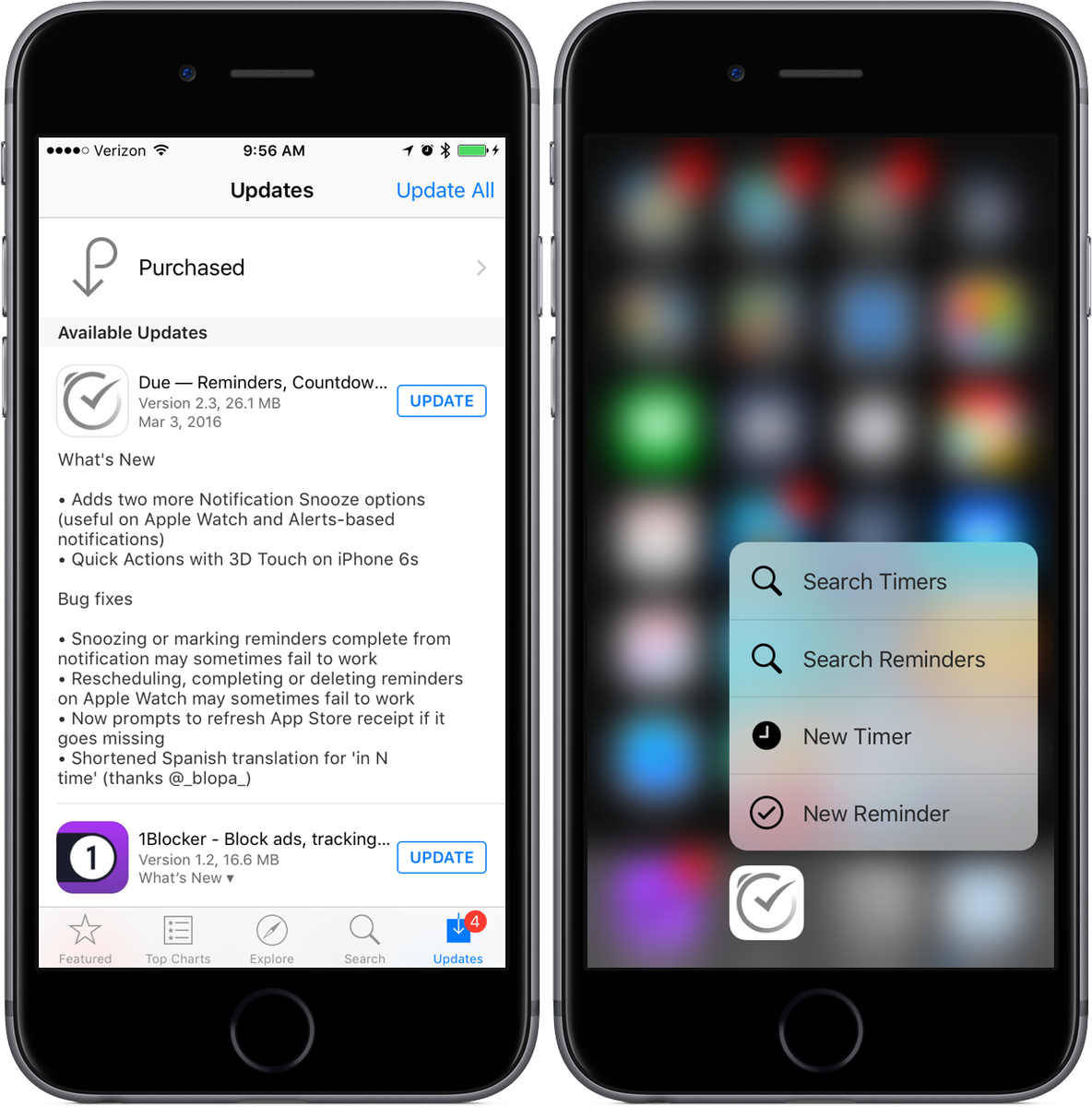 tjluoma's tweet photo. Awesome 3D Touch features added to @dueapp https://t.co/ImyUVzhK1y