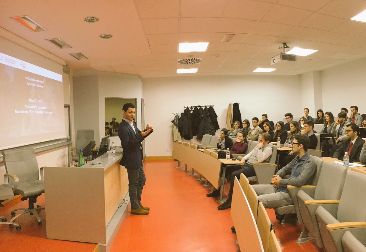 LuissBusiness's tweet photo. If you can manage emotionally the #change, it is the moment you learn the most. Alessandro Lamanna #Microsoft. https://t.co/FUFoPOsfyF