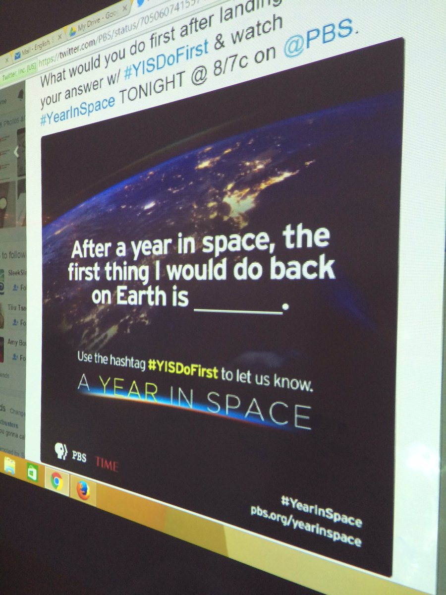 stephenglish1's tweet photo. Year in Space! #YearInSpace #YISDoFirst https://t.co/chtxylzaQE