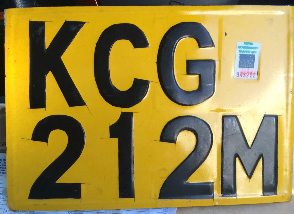 FJAUTO's tweet photo. @ntsa_kenya please let Kenyans know when these kindergarten manufactured plates will be replaced. 🤔 https://t.co/J6U3SnfDee