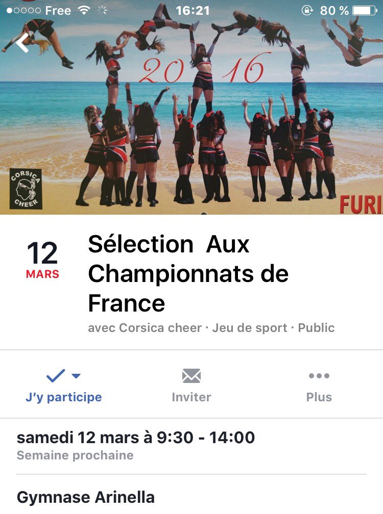 CheerFuriani's tweet photo. J-9 avant les qualifications ! Venez nombreux !! https://t.co/K6KZqRmARk