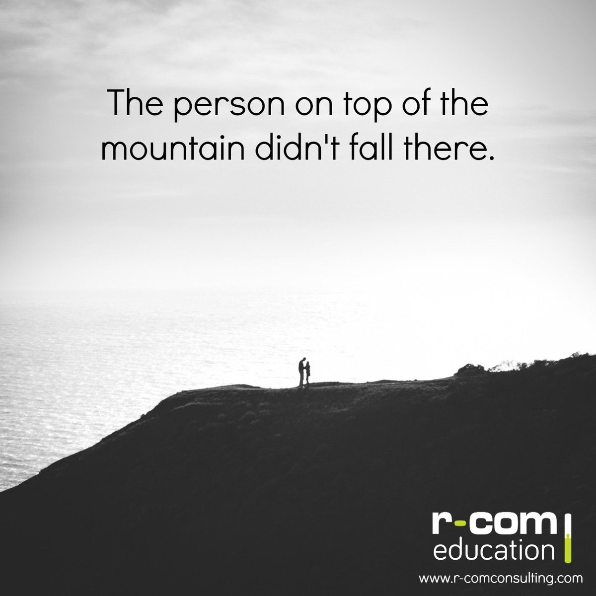 RComEducation's tweet photo. The person at the top, had to work hard and not give up! Be the best! #ITEducation #Technology https://t.co/Zq9s9vFGjl
