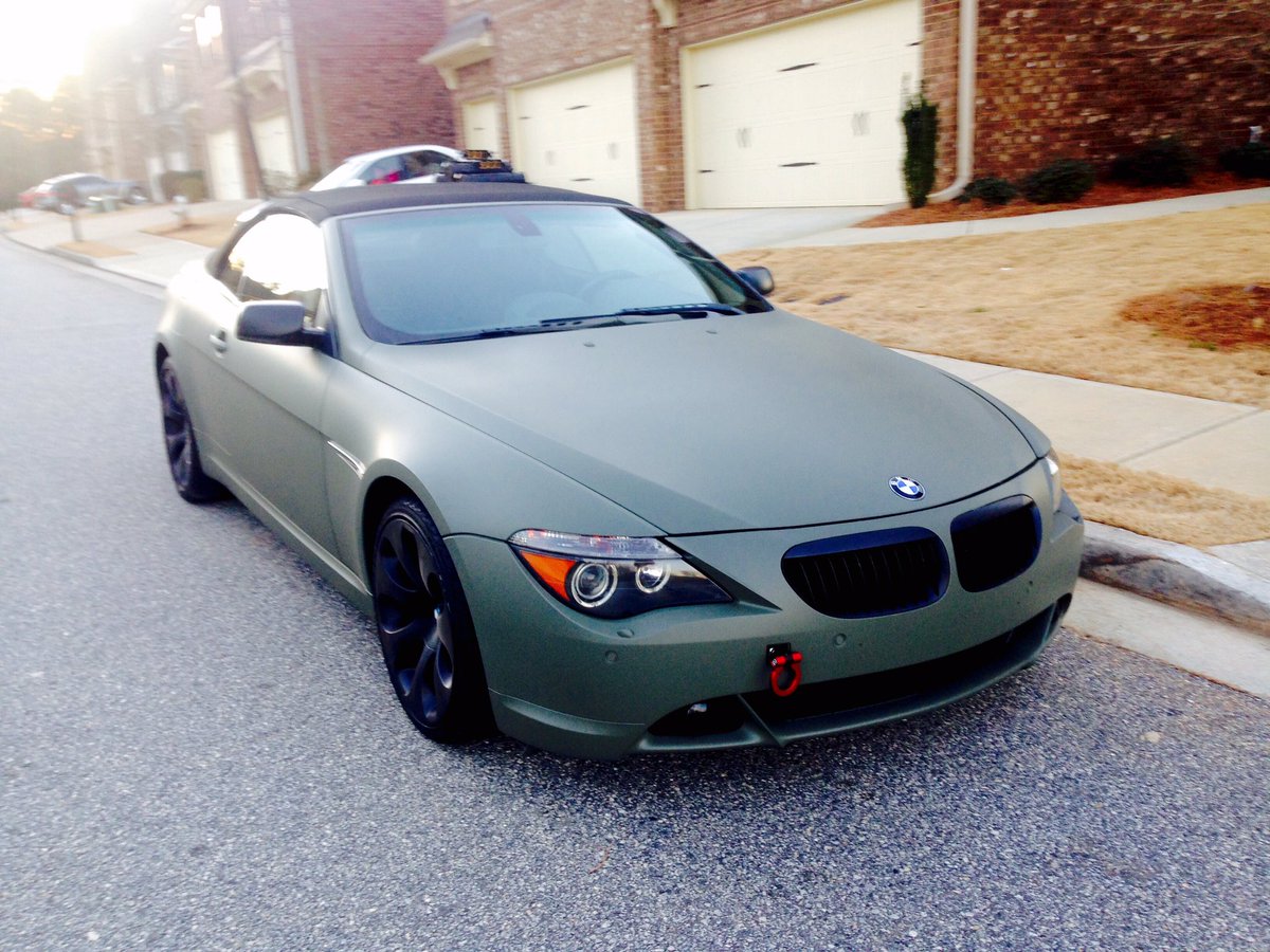 DippYourRide's tweet photo. Camo Green BMW 645 CI #plastiDip #DippYourRide https://t.co/C6LgpYsUrd
