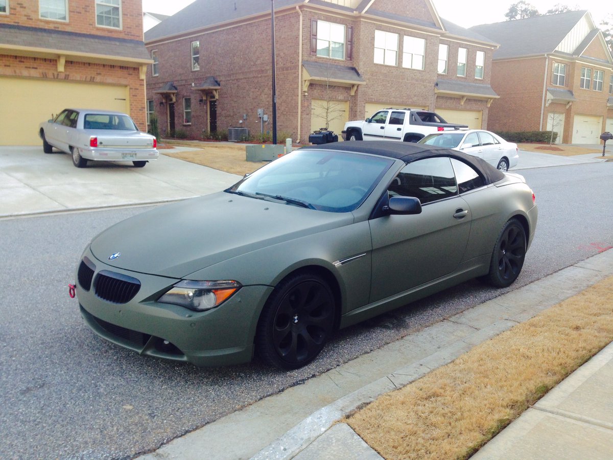 DippYourRide's tweet photo. Camo Green BMW 645 CI #plastiDip #DippYourRide https://t.co/C6LgpYsUrd