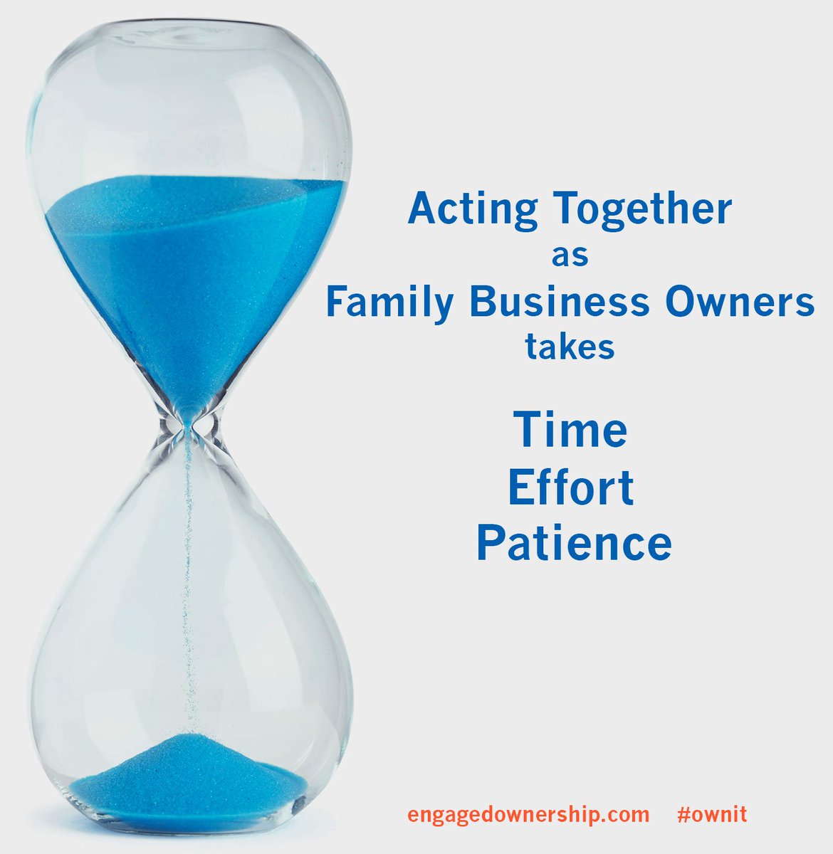 EngagedOwners's tweet photo. "Acting together as #familybusiness #owners takes time, effort and practice" @AmeliaConsults #ownit #fambiz https://t.co/cG817O1NSm
