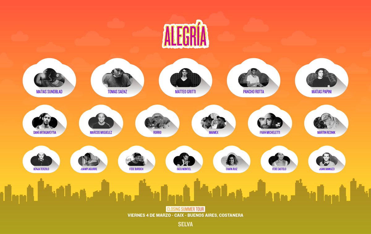 #UnTuitParaMiEx NO TE PIERDAS #ALEGRIABUENOSAIRES compra tus #etickets acá: passline.com/eventos/alegri…