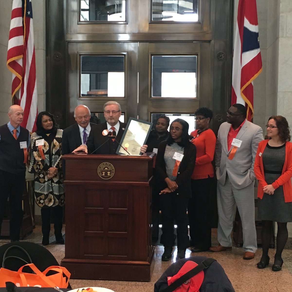 sternsteffany's tweet photo. Ohio State Action Day kickoff with @KennyYuko! #msactivist https://t.co/IJ1L3CFA40