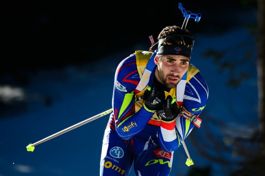 BFMTV's tweet photo. ALERTE INFO Martin Fourcade &amp; le relais mixte français sacrés champions du monde de biathlon https://t.co/5ehWmcF8eq https://t.co/hVXGf2qlZv