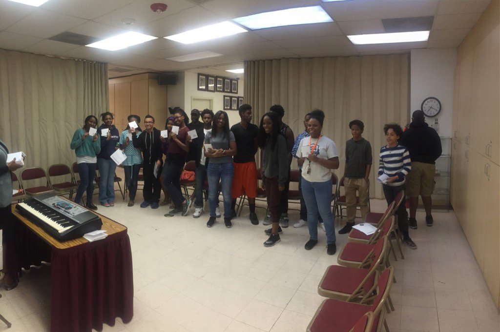 VMBCYouth's tweet photo. Youth at the V Tuesday night Bible study willing to evangelize with Life Books @RobertEFowlerSr @revvjordan https://t.co/dcy2x1sCe8