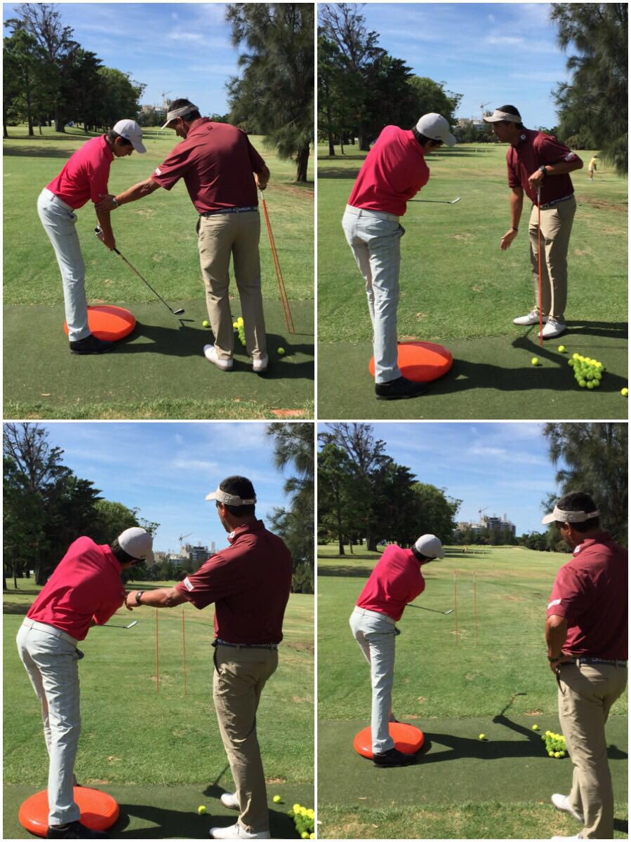 RubenLlanesGolf's tweet photo. @RubenLlanesGolf  Entrenamientos en el Club de Golf del Uruguay para @LuisRochon N 1 Ranking Nacional Juvenil. https://t.co/0B5BpayuwD