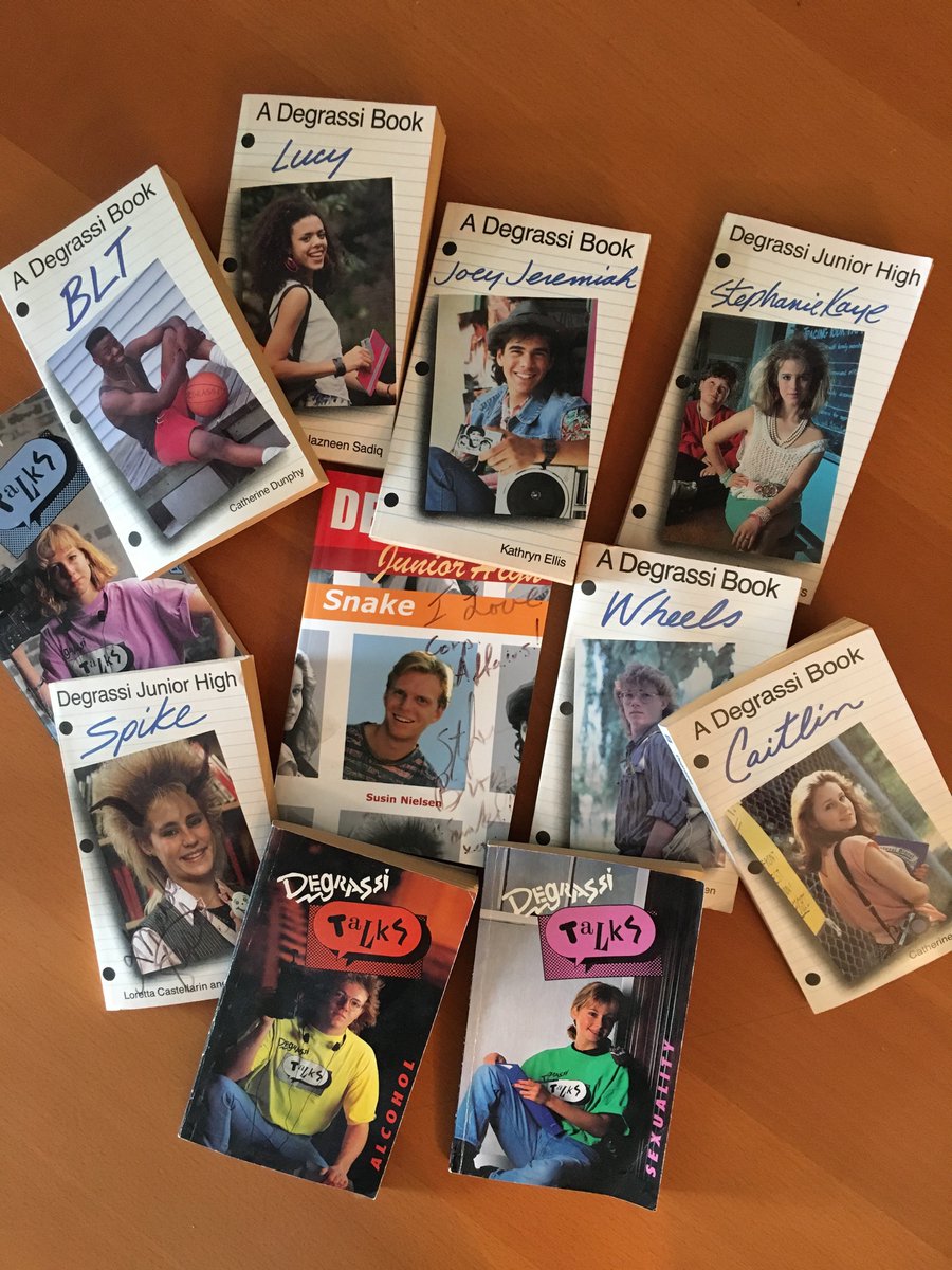 Degrassi's tweet photo. #tbt to the original Degrassi Junior High bookclub on #WorldBookDay! Recognize the young chap in the middle?? https://t.co/SFuVS1M97k