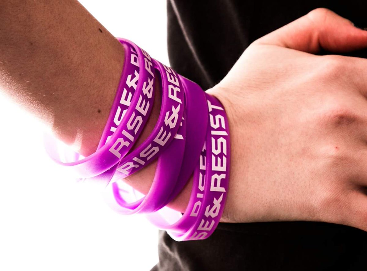 Available now 
Purple glow in the dark wristbands!