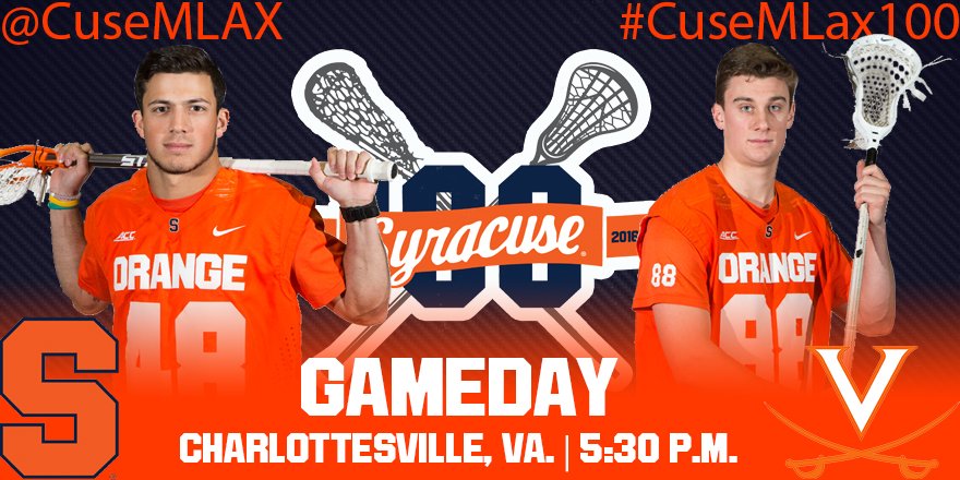CuseMLAX's tweet image. It's GAMEDAY! Syracuse opens ACC play tonight at 5:30 p.m. on @ESPNU