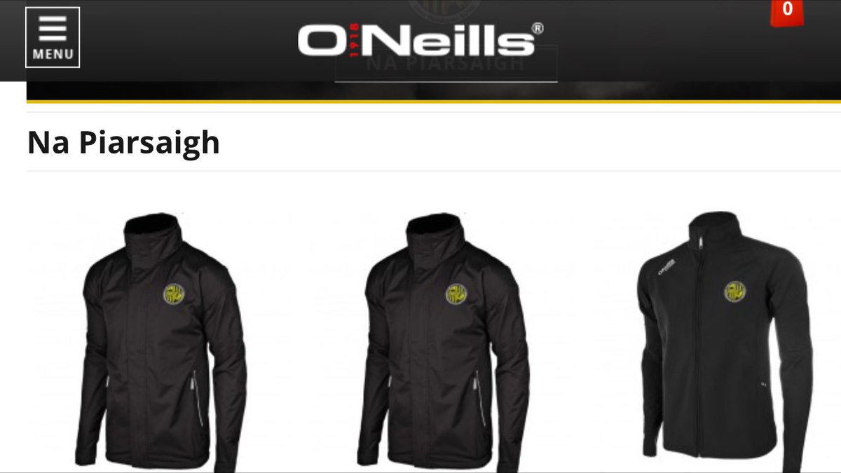 napsofficial's tweet photo. Keep dry in that weather folks, order your official club gear online with @ONeills1918 #gaa #napsabu https://t.co/jRJWxY3pHG