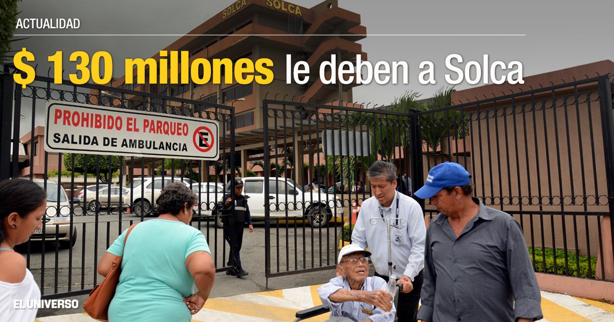 eluniversocom's tweet photo. Solca en crisis; entidades estatales le deben $ 130 millones, según la institución.  ► https://t.co/330TKHJxcg https://t.co/EAwhZZsoE2