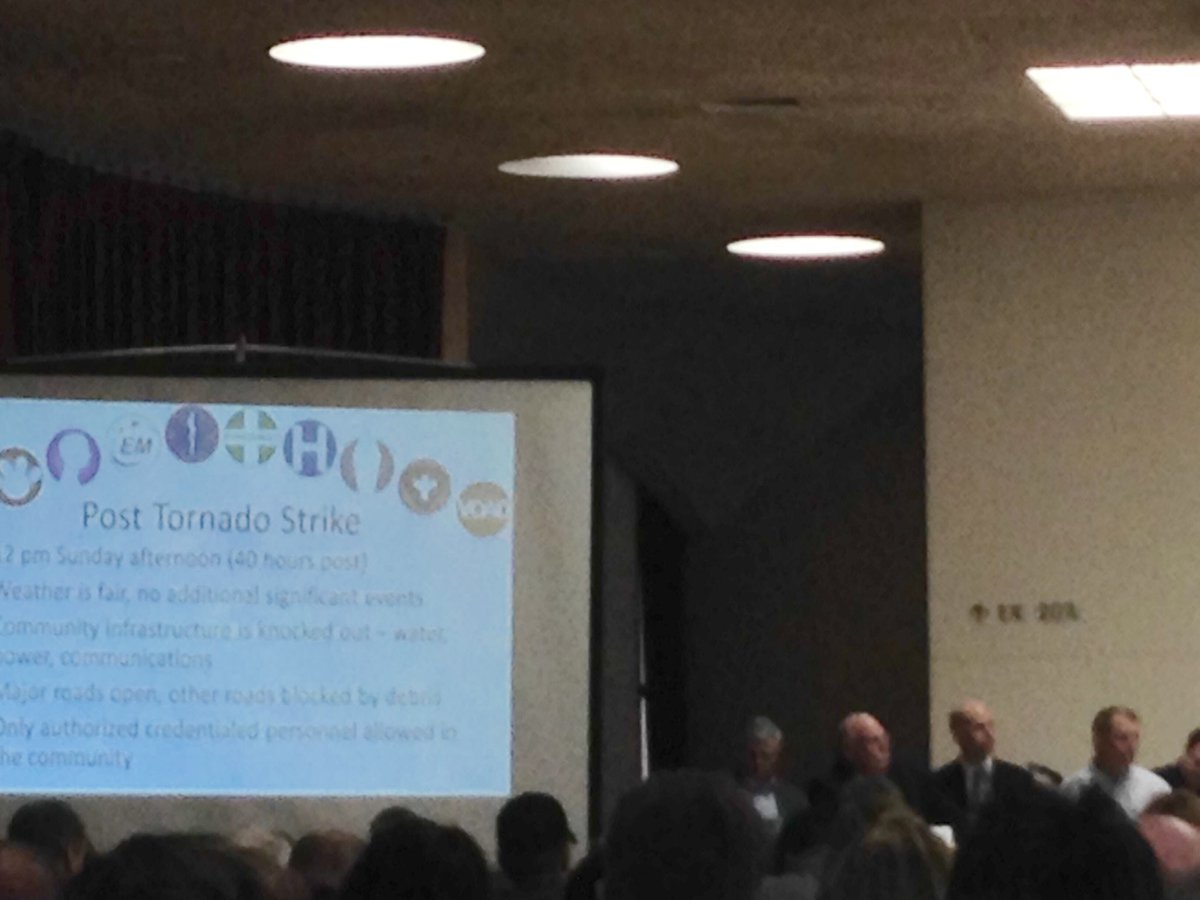 Enjoying the tornado discussions with partners at the South Central KS Health and Medical Symposium. <a href="/NWSWichita/">NWS Wichita</a>