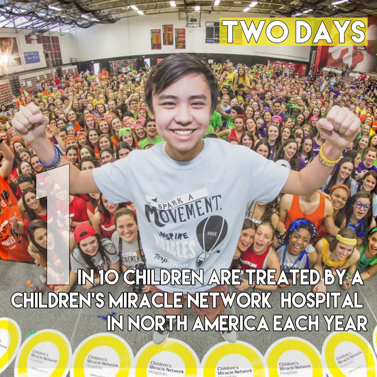 Terp_Thon's tweet photo. In just two days we will make miracles happen For The Kids at Children’s National Health System. https://t.co/jsT7eYKmFr
