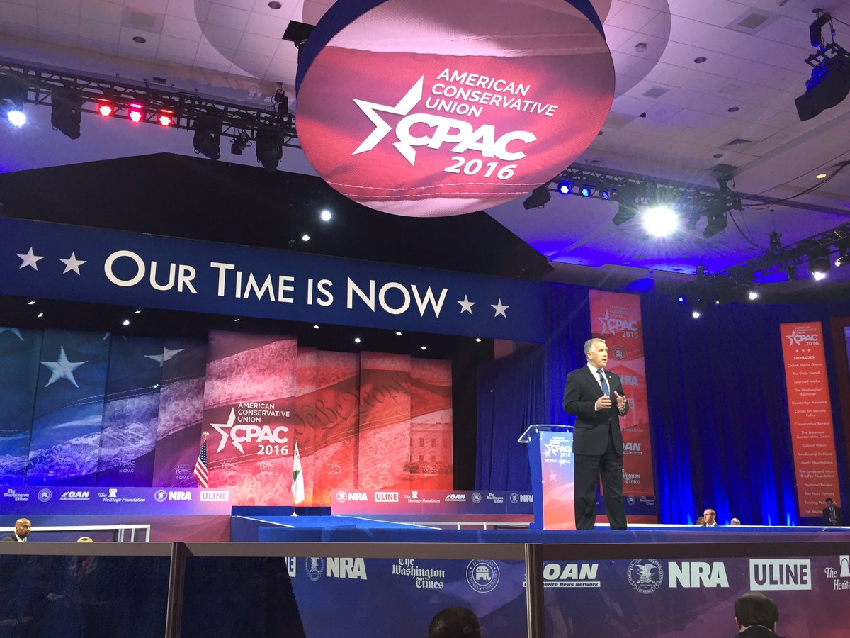 ThomTillis's tweet image. "We're not going to nominate a Supreme Court Justice until the American people have spoken." #CPAC