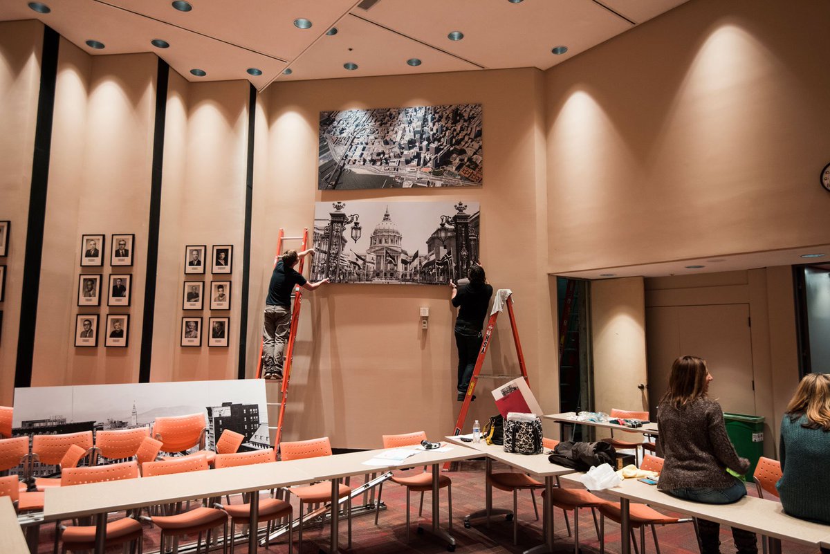 Scaleupart's tweet photo. 8' x 4' images printed and mounted on Di-bond with UV lamination by Scale Up Art for the city of San Francisco. https://t.co/Bb6F6XToSr