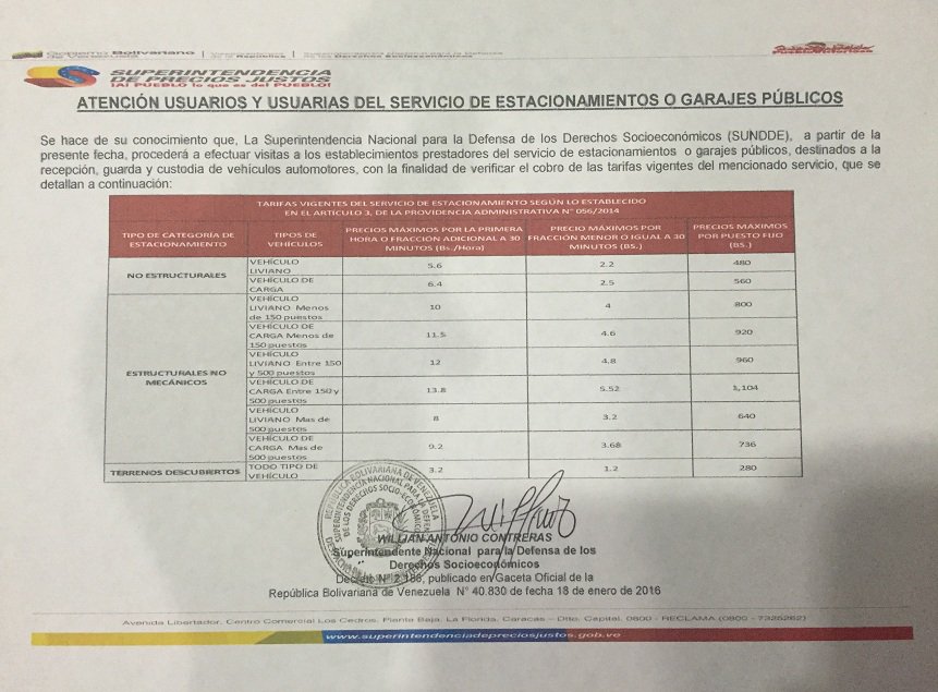 sundde_ve's tweet image. Atención usuarios y usuarias del servicio de estacionamientos o garajes públicos