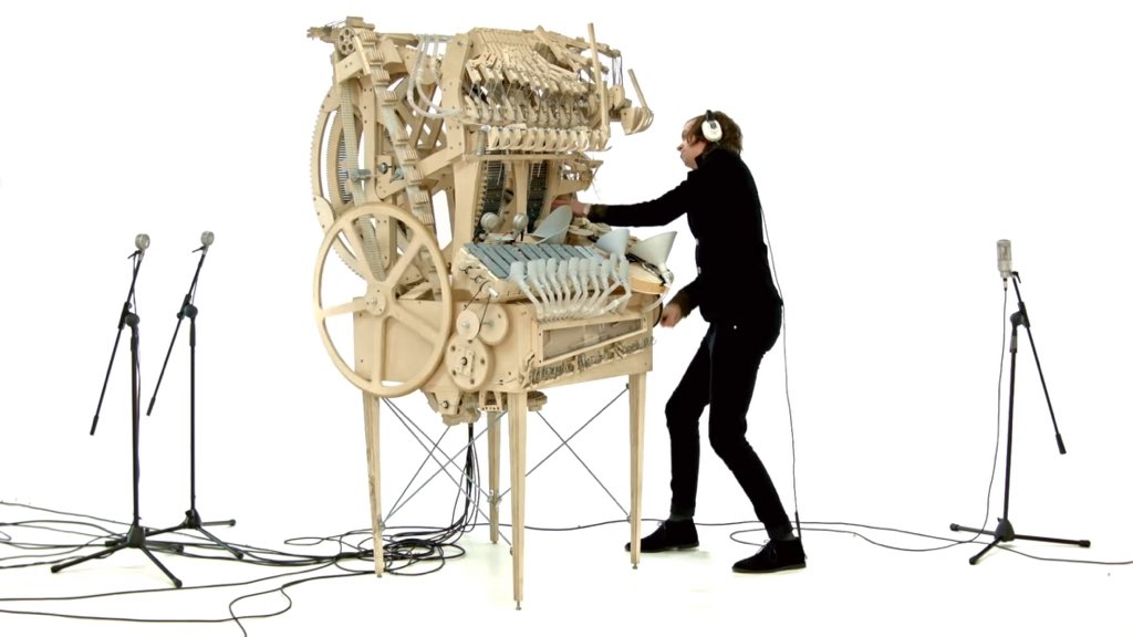 AltParadigm's tweet photo. 2000 marbles x 3000 parts = music via Wintergarten #MarbleMachine: https://t.co/YMFjgFPnbC #maker #designthinking https://t.co/03TnCfmsvH