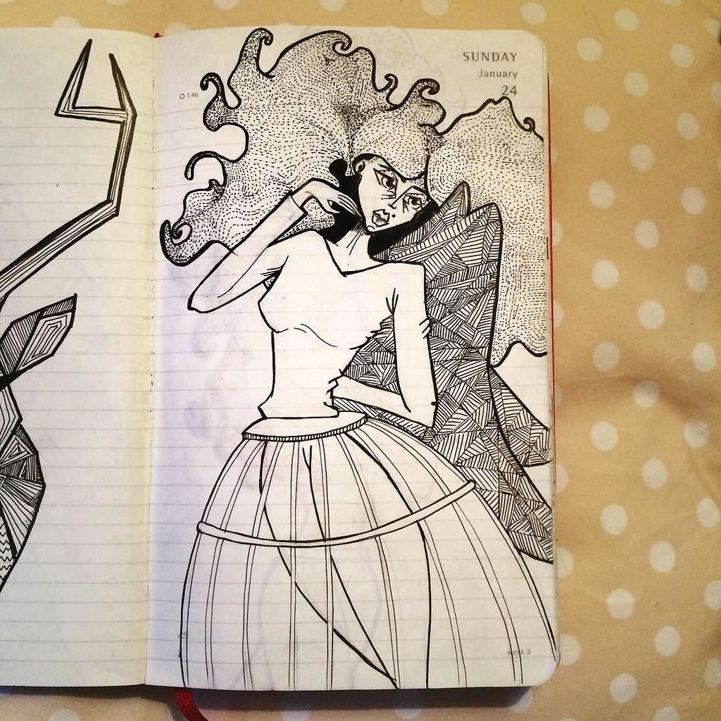 24/366 random #sketch from my #moleskine #daily #diary (c)7shapes #instadraw #creativity #… ift.tt/1OU6R3H