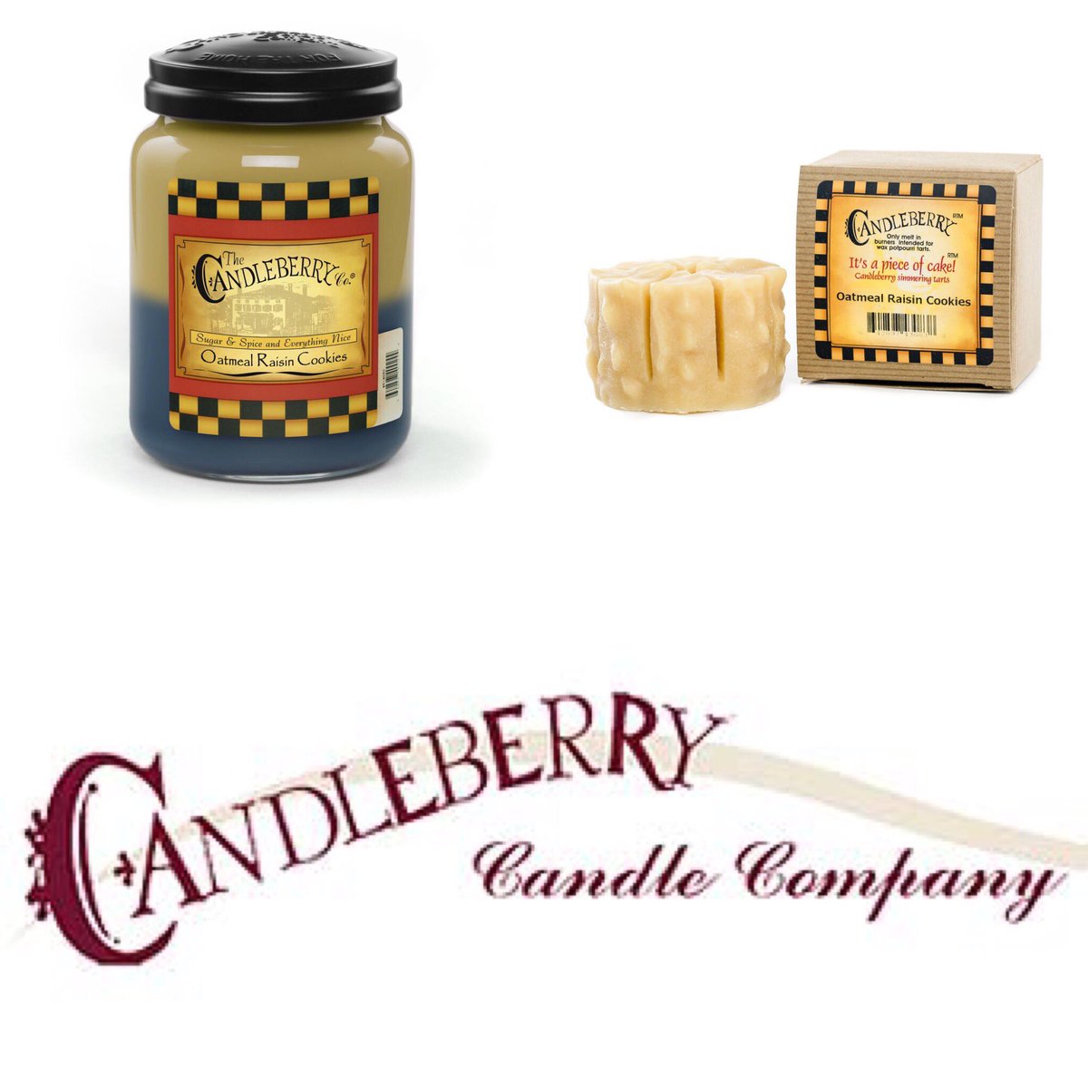 Oatmeal Raisin Cookies Candle and Tarts available today!