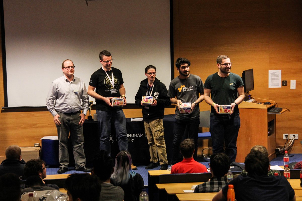 HaCSBCU's tweet photo. Congrats to @PandelisZ @danieldainty @msoftwaredesign for winning the @UrbnHax challenge coming 3rd @MyBCU #BCUHack https://t.co/QfgNMO08Ww
