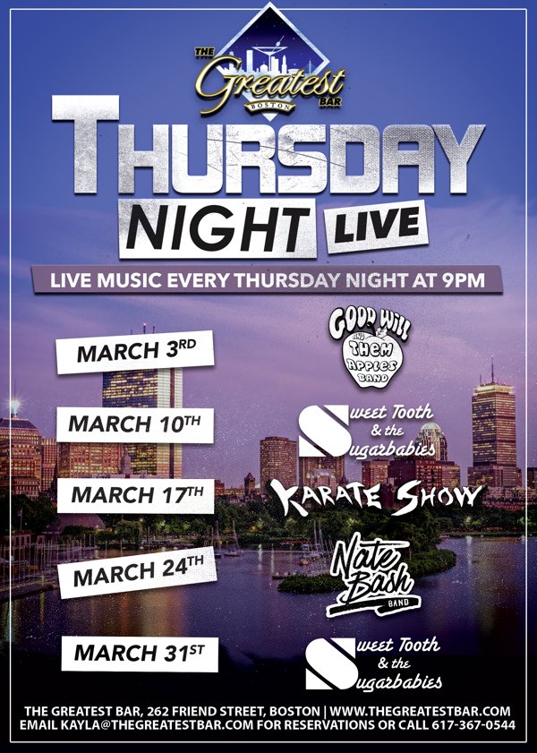 TheGreatestbar's tweet photo. Thirsty Thursday just got a whole new meaning https://t.co/enPUnJnoxO