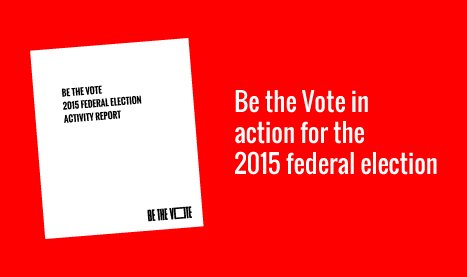 bethevoteca's tweet photo. ICYMI: Our new report on our 2015 federal election activities https://t.co/YFemCbqYNh #elxn42 #youthvote #bethevote https://t.co/QYG3webBaF
