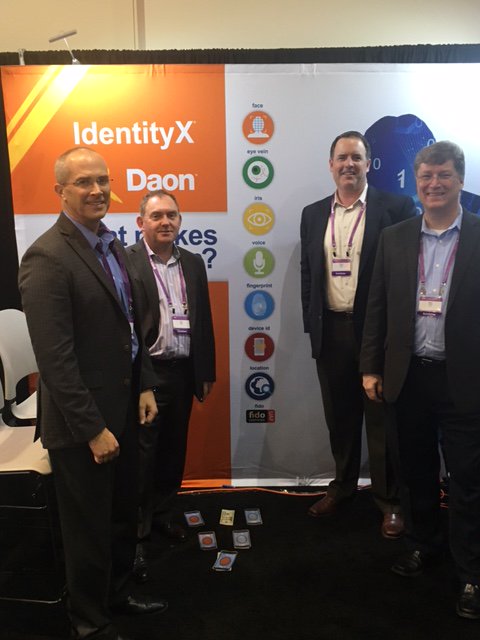 FIDOAlliance's tweet image. Have a chat with these guys at Booth N4502 to learn about  @DaonInc #FIDOcertified IdentityX solution. #RSAC