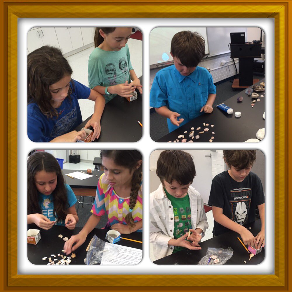 PineIslandElem's tweet photo. 4th Grade-How Fossilization Occurs in Mrs. Garris' STEM class-#waycoolscience https://t.co/vyKDacvwbo