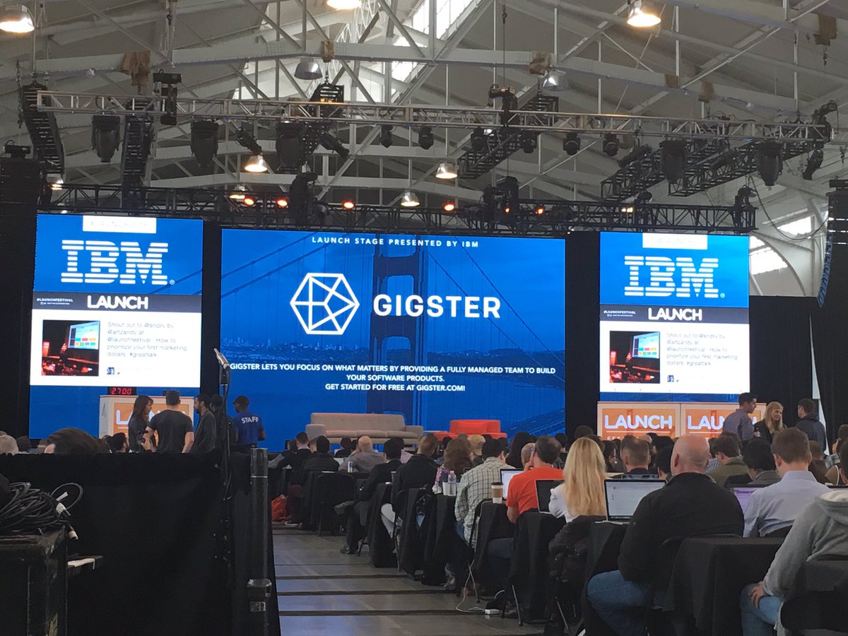 _Katie_Stein_'s tweet photo. #launchfestival day 2 here we go! #LAUNCH2016 #launchfestival #requestedapp @requestedapp @IBM @trygigster @Jason https://t.co/zdzYjNP9Cf