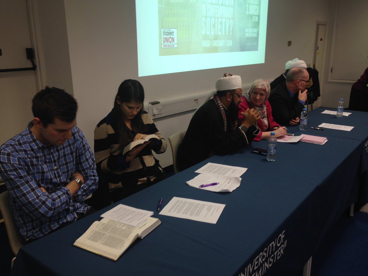 Lee_UJS's tweet image. .@UniWestminster interfaith panel &quot;what role does religion have in contemporary doc&quot; is about to start! @leah_solo