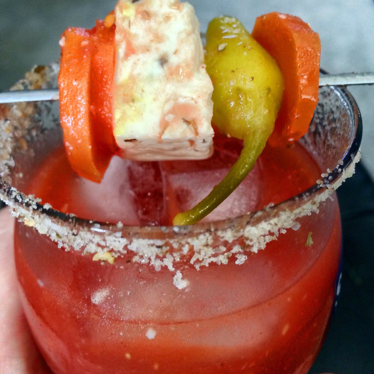 thekitchennomad's tweet photo. @rokzflavors ...used your jalapeño salt to make a quick Bloody Mary this weekend. Perfect! #rokz #BloodyMary https://t.co/j3wXl9V3m0