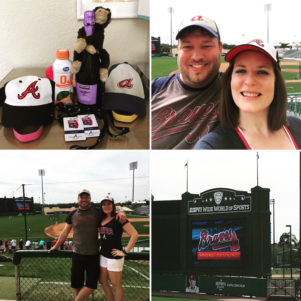 Yiskah_Tucker's tweet photo. @Braves = the story of us. 1st kiss @ #turnerfield ketubah signing @ #755club every anniversary w/ #Bravesatdisney https://t.co/4IlkvqAWlX