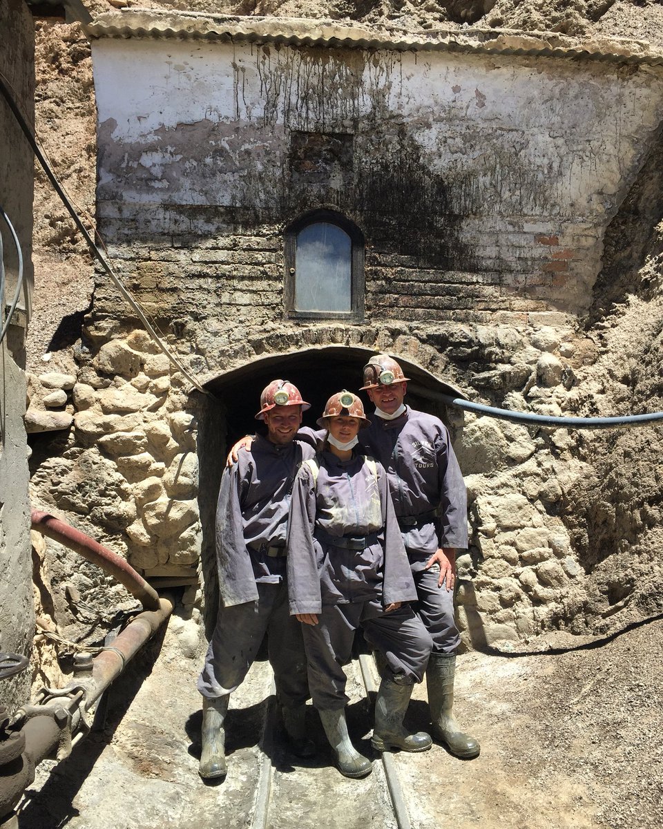 Davepbk's tweet photo. Day in the silver mine #silvermine #potosi #bolivia #4100m https://t.co/P0tFcbq5wI