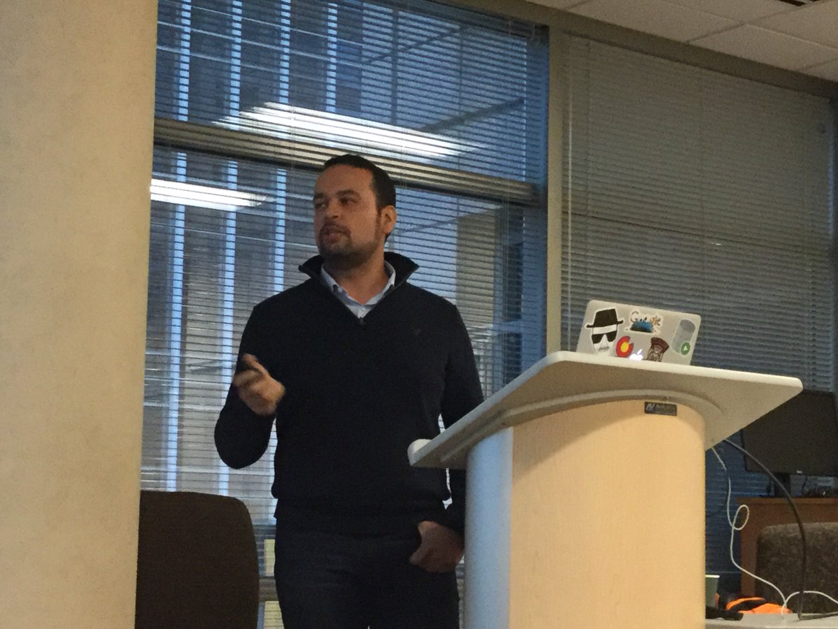 Erik_Benner's tweet photo. @rene_ace on DBaaS for private and hybrid clouds at @GAOUG_ORG #GATechDay16 https://t.co/BrUmwayjdZ