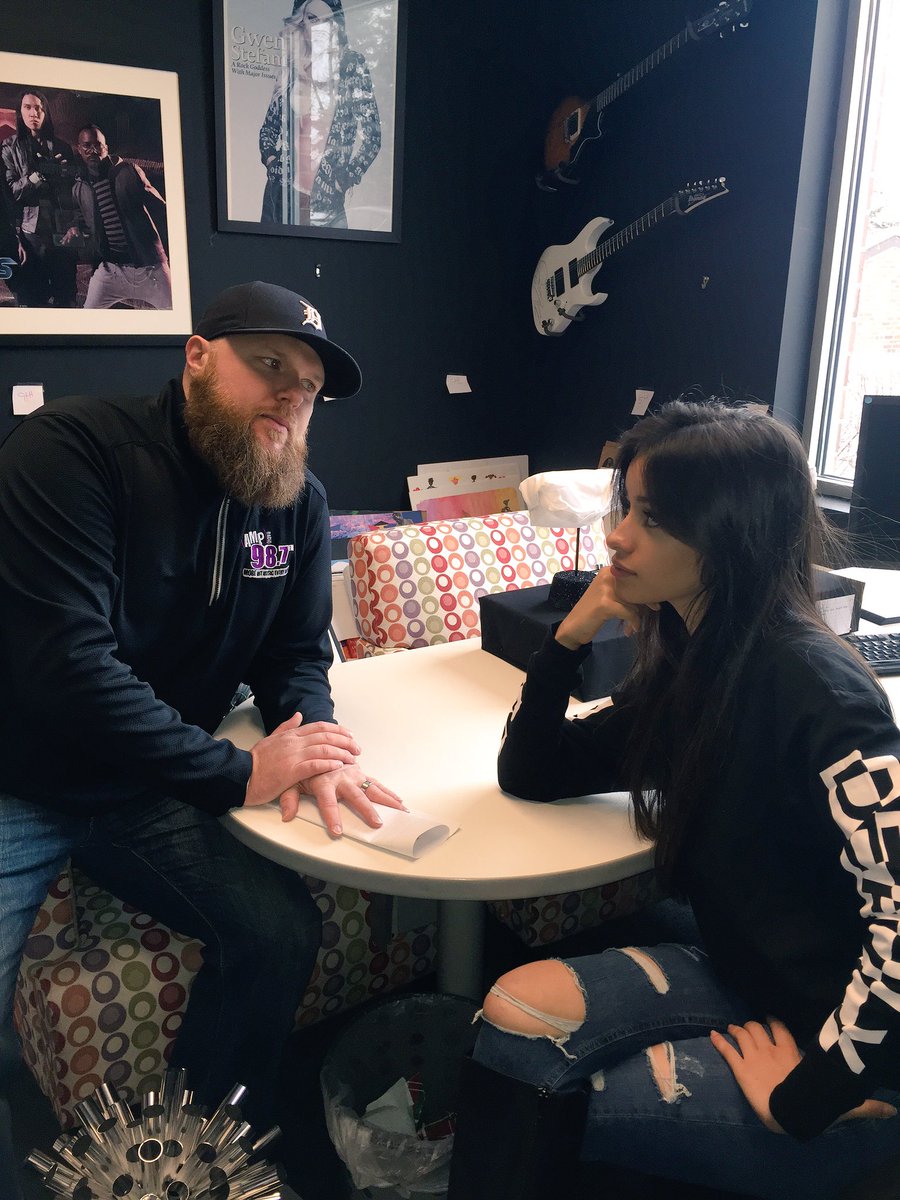 TheRealSlacker's tweet photo. Important business meeting with @camilacabello97 #WorkAcrossAmerica #WorkFromHome @FifthHarmony https://t.co/mGEcdJ6DQO