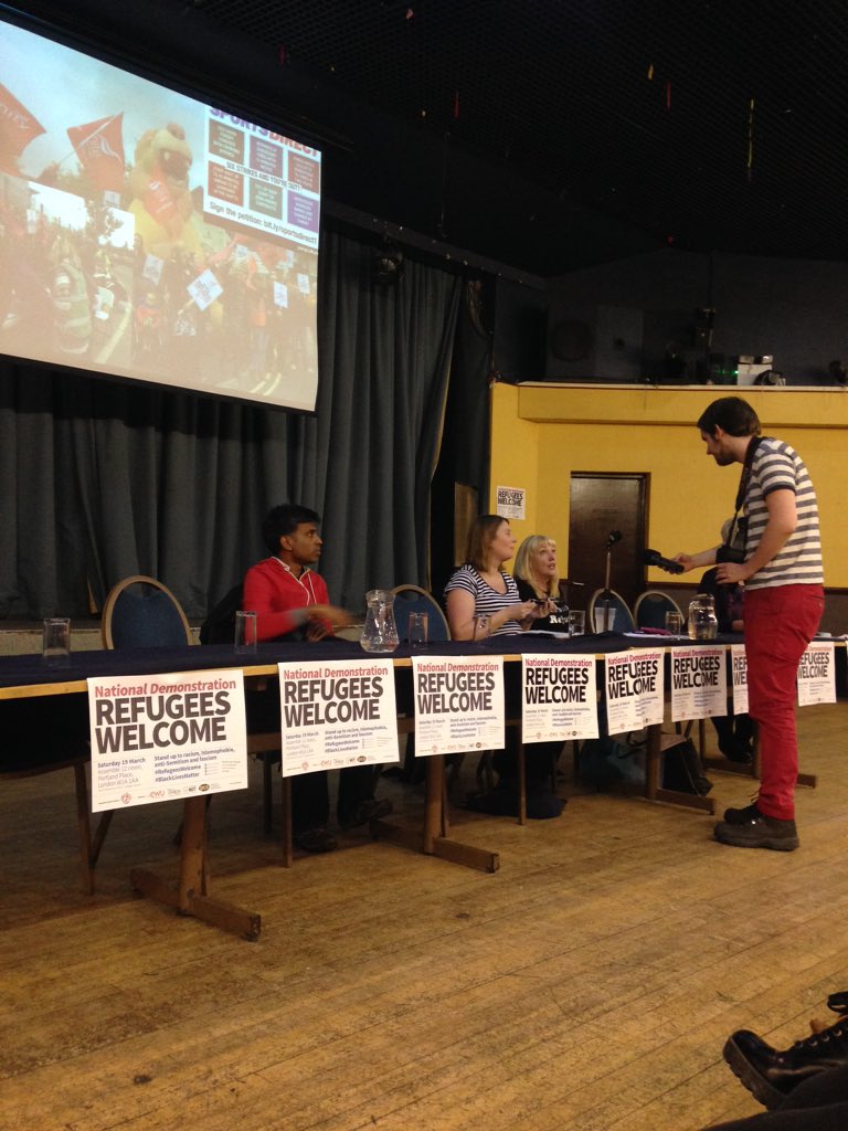 Our Rally Agaisnt Racsim is about to kick off!! impressive turn out so far