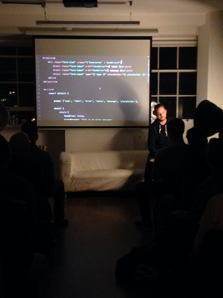 eimeartwalsh's tweet image. @JackBarham kicking off the #LondonVueJS #meetup @NakamaGlobal #vuejs #techlondon