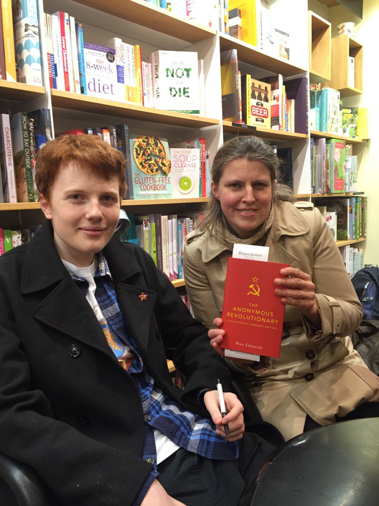 RachaelMaskell's tweet photo. Great book launch with Max Edwards @TheAnoRev @Waterstones #York https://t.co/YyVvygdz4J