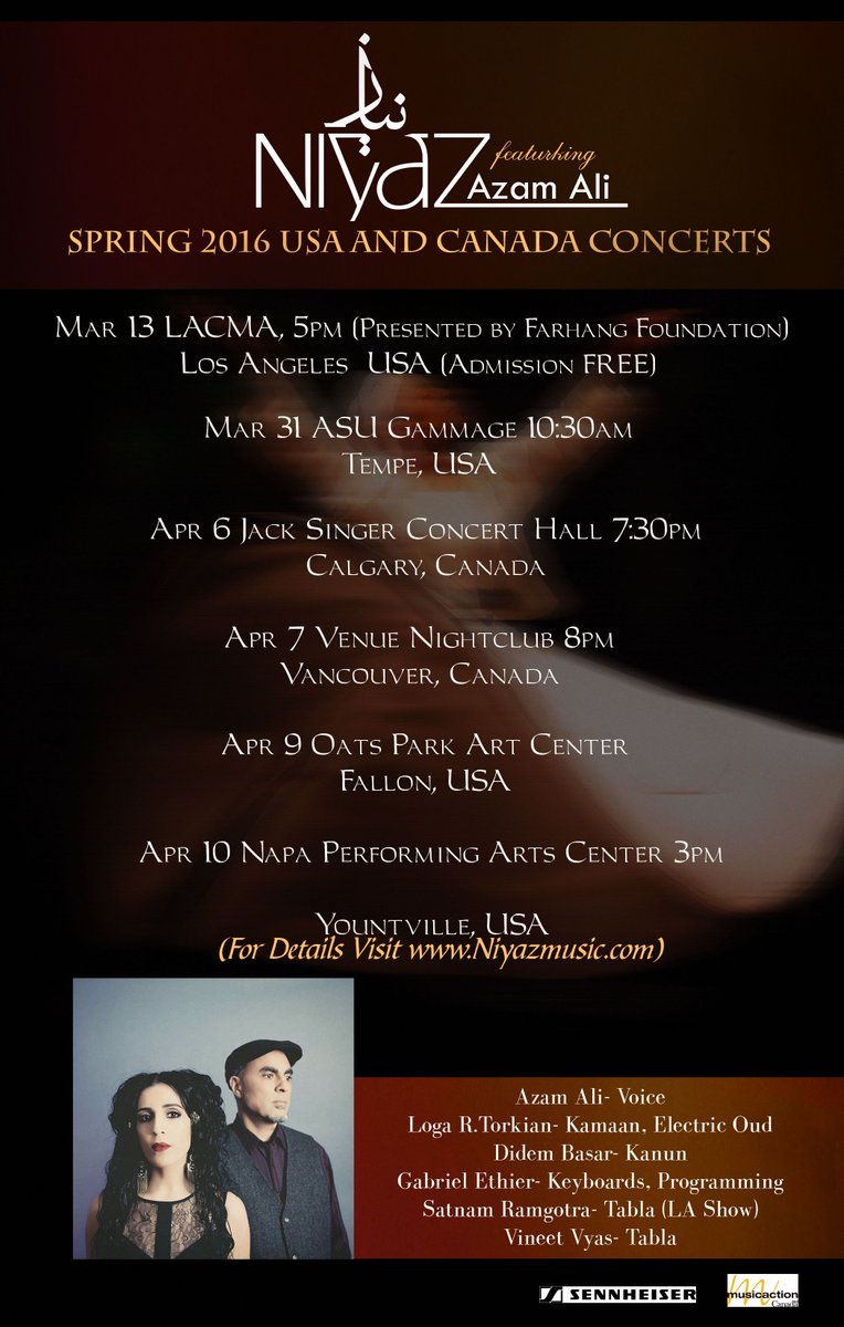 In 10 days our spring US &amp; Canada tour begins with a FREE outdoor concert in Los Angeles at LACMA. Come celebrate